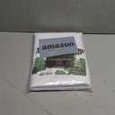 youngseahome White Shower Curtain with Black Border, Modern Chic Faux Linen Fabric Shower Curtains for Bathroom and Hotel,72 x 84 Inches