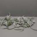 6 Pack Snowy Artificial Cedar Picks Stems Frosted Faux Cedar Spray Christmas Cedar Greenery Branches for Holiday Season Floral Arrangement Centerpiece Winter Wedding Decorations 20" Tall