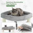 Gitelsnour Corner Cat Tree Tower with All Sisal Scratching Posts GCT025W