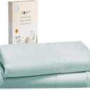 California Design Den 100% Cotton Pillow Cases Standard Size Set of 2, Soft & Cooling Sateen Weave Pillowcase Set (Standard/Queen, Seafoam)