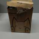 Dual Automatic Cat Feeder 2 Cats,6 Meals/Day,12 Portions/Meal,4.2L Dual Power Double Bowls Feeder,Dry Food Auto Pet Dispenser,10S Voice Record,Flexible Schedule Timer (Black,Stainless Dual Bowls)