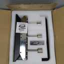 Three-Station Edge Roller Bender, 0-90 Bending Angle, Hand Tools Standing Seam Roofing Tools Adjustable for Making 5/8" to 4" (16 to 102 MM) Bends in 29 to 22-Gauge Steel (Silver)