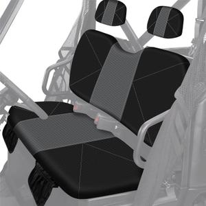 SAPUBK Custom-fit UTV Seat Covers Set Replace for 2002-2008 Polaris Ranger 500 570 700 800 900&2009 700 Crew Seats Accessories, 1680D UTV Seat Covers with Pocket & 2 Headrest Covers
