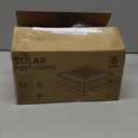 YITCOE Solar Post Cap Lights: 6 Pack 4x4 Solar Powered Fence Lights for Wooden Vinyl Deck Lamp Post  96 LEDs 2 Modes Warm & Cool White  Outdoor Waterproof Modern Classic Porch Lighting