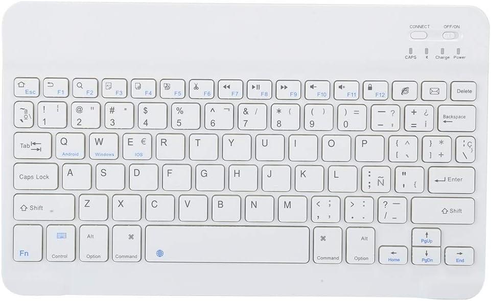 Estink 10-inch Keyboard, Bluetooth Computer Keyboard, Arabic, Spanish and Russian Languages, Compatible with Android, and Windows