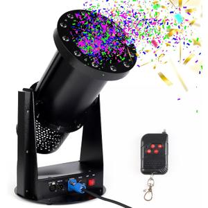 Confetti Launcher Cannon Machine, LED Confetti Machine Blower with DMX Long-range Control for Concert Party Wedding Disco Show, Confetti Shooter Launcher Machine 3-in-1 RGB Used by Club&Stage Confetti Launcher Cannon Machine, LED Confetti Machine Blower with DMX Long-range Control for Concert Party Wedding Disco Show, Confetti Shooter Launcher Machine 3-in-1 RGB Used by Club&Stage