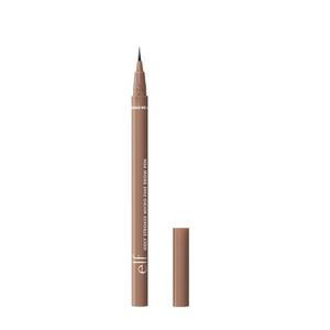 e.l.f. Holy Strokes Micro-Fine Brow Pen, Liquid Waterproof Eyebrow Makeup For Detailing & Adding Dimension, Vegan & Cruelty-Free, Blonde
