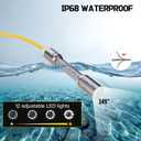 Sewer Camera 100ft/30M 4.3" Pipe Drain Inspection Camera DVR Borescope with Lights Waterproof IP68 0.67in/17MM Industrial Endoscope for Home Wall Duct Drain Pipe Plumbing with 16G TF Card (17MM-30M)