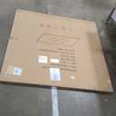 Koonmi Tempered Glass Chair Mat 46"x46" - Premium Office Chair Mat for Hardwood Floors & Low-Pile Carpet with 4 Non-Slip Pads - Thick Scratch-Resistant Surface (Clear)