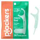 Plackers Micro Mint Dental Floss Picks, 90 Count