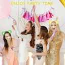 Bear Costume Accessories Set Animal Ears Headband Tail Nose Cartoon Cosplay Prop Kit 101 Day Christmas Dress up Party (One Size, Yellow)