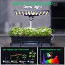 LetPot Smart Seed Starter with Humidity Dome, Germination Kit with Waterproof Seedling Mat, 24W Full Spectrum LED Grow Light, Smart Heating Base, EC Soil Sensor & App Control for Indoor Seed Starting