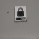 eLinkSmart Fingerprint Gym Locker Lock, Keyless Biometric Padlock, Weatherproof Electronic Digital Bluetooth App Smart Combo Pad Lock for Outdoor Fence Gate School Locker Storage Pool Shed - Black