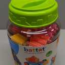 Battat  Bristle Blocks  STEM Interlocking Building Blocks  80 Pieces Playset  Reusable Storage Bucket  Developmental Toys for Toddlers & Kids  Big Value Case  2+ Years