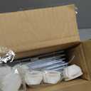 Transparent Clear Small Animal Playpen, Guinea Pig Cages, Puppy Dog Playpen, Pet Playpen, Rabbit Bunny Indoor Fence Pen Enclosure, White Clear Plastic Playpen,12X12 Inch, 12Panels