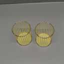 2 Packs Gold Metal Pencil Holder, Mesh Pen Holder for Desk, Makeup Brush Holder Pencil Cup Organizer for Office Home School