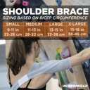 Incrediwear Shoulder Brace for Men and Women Shoulder Support Brace Supports Shoulder Recovery & Shoulder Pain Relief, Reduces Inflammation and Swelling, Designed for Left & Right Shoulder (X-Large)