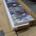 Wall/Door Mounted Jewelry Armoire Organizer Full-length Mirror Storage Cabinet, White, 42x15 in