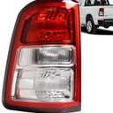 Tail Light Chrome Bezel Compatible With 2019-2023 Dodge Ram 1500 Left Driver Side Taillight Replace 55112989AE