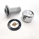 Hydraulic Breather Cap with 40 Micron Strainer - 3 Hole Flange Mount,35CFM,Stainless steel Filtration Vent for Oil Tanks | Compatible with Excavator,Tractor,Automotive,Hydraulic Reservoir(Replacement)