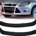 RainMan S Left & Right Front Bumper Lower Trim Panel Spoiler Replacement for Focus 2012-2014 Black CP9Z17626A CP9Z17626B