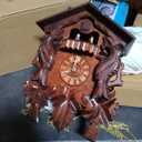 German Cuckoo Clock 8-day-movement Carved-Style 20.00 inch - Authentic black forest cuckoo clock by Hekas, Normal