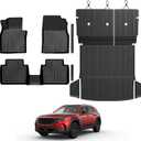 Floor Mats for Mazda CX-50 2023-2026, All Weather Floor Mats Trunk Cargo Liner with Backrest Protectors and Door Sill Guards Accessories, Full Coverage Set (Fit Gas Models)