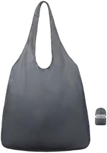 Nanobag Standard 19L Tote Foldable Packable Reusable Grocery Shopping Bag | 0.9 oz Premium Portable Collapsible Ultralight Pocket-Sized for Everyday Use & Travel