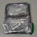 Blvornl Clear Crossbody Bag with Adjustable Shoulder Strap, Stadium Approved PVC Purse Bag, Messenger Bag (Small)