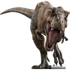Cardboard People T-Rex Life Size Cardboard Cutout Standup - Jurassic World (2015 Film), One Size,  76"W x 74"H