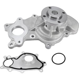 AULINK AW6691 Water Pump (4 Bolt pulley flange 3.5L 3.7L) For Ford F150 2011-2016,Expedition 2015-2017,Lobo 2015-2018,Transit-150 Transit-250 2015-2020,Mustang 2016-2017,Lincoln Navigator 2015-2017