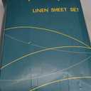 100% French Linen Sheets - California King Size Bed Sheets, Breathable & Cooling Pure Linen Sheets,Soft Durable and Tear Resistant -16 Inch Deep Pocket - 4Pcs (Dark Grey, California King)