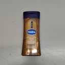 Vaseline Glazed and Glisten Sunlit Glow Body Gel Oil Vanilla Cocoa Shimmering with Ultra-Hydrating Lipids and 100% Pure Cocoa Butter, 6.8 Oz