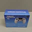 GUOC LED Wireless Controller for PS5 with Hall Effect Joystick and Trigger,4 Macron Boutton Extended Grip Controller Compatible with PS5 Pro/Slim, Dual Vibration, Remap/Turbo Function