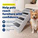 PetSafe CozyUp Folding Dog Stairs, 20 in Tall, Gray