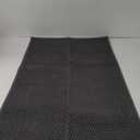 Bathroom Rugs Non Slip Washable, Super Absorbent Thin Bath Mat Quick Dry Low Pile Bathroom Rug, Dark Grey 24"x47" (2' x 3'11" (Rectangular))