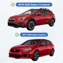 Window Visors Rain Guards for 2018-2023 Subaru Crosstrek & Subaru Impreza Hatchback 17-23, Out-Channel Window Vent Wind Deflectors Visors Shades