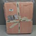 Vellux 100% Cotton King Blanket - Soft Breathable Knit Blanket for Bed Couch - Lightweight All Season Machine Washable - Oeko-Tex Certified Hotel Quality - 108x90 - Pink Clay