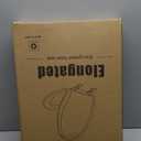 Hibbent Elongated Toilet Seat with Oval Cover, Soft Close Toilet Seat, Easy to Install,Never Loosen Hinge to Prevent Shifting, Non-slip Seat Bumpers and Easily Cleaning(White)