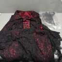 LETIME Vampire Costume for Girls Halloween kids Royal Vampire Dress Elegant Gothic Outfit for Trick-or-Treat & Parties Size M