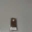 OLLEN Screws-Free Genuine Leather Key Fob Cover Fit for BMW 2023-2025~up New 5/7 Series 740i 760i X1 X2 X3 X5 X6 X7 XM IX IX3 I5 I7 etc, with Key Ring, Brown