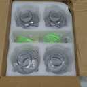 4 Pcs St. Patrick's Day Glass Mason Jar with Shamrock Cap Leaf Clear Candy Jar Decorative St Patrick's Day Glass Storage for Cookie Chocolate Candy Sweets Gift Table Party Decorations