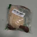 Maomoto Plush Peanut Soft Toy, 5.9 Peanut Plush Doll for Children, Beige Fluffy Stuffed Doll with Feet, Cute Smiling Plush Doll Gift for Birthday and Valentine's Day