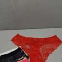 Sunm Boutique Sexy Underwear for Women, Cheeky Womens Lace Panties, Seamless Bikini for Ladies (3X-Large, 6 Pack - Black/Blue/Red/Hot Pink/Nude/White)
