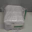 Cq acrylic Bathroom Organizer with 4 Drawers,Stackable Containers for Organizing with Drawers for Vanity Counter and Desk,Plastic Clear Storage Drawers for Cabinet Makeup,Craft,Beauty Supplies,1Pcs (2 Small Drawers, 2 Long Drawers)