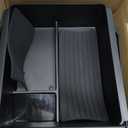 2025 Upgrade Center Console Organizer Tray for Tesla Model Y Accessories 2024-2020/For Tesla Model 3 Accessories 2023-2021 [Slide Smoothly/US Patent] Cup Holder Pink