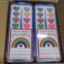 Valentines Day Gifts for Kids, 24 Pack Watercolor Paint Set with Paintbrush for Kids, Prizes Exchange Gifts Valentines Party Favors for Preschool Classroom School