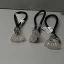 DEWENWILS 2 FT 12/3 Gauge Indoor Tri-Tap Extension Cord Splitter, STW 15 Amp Contractor Grade Heavy Duty Power Cable with LED Lighted Plug, UL Listed, Pack of 3 for Christmas (Black)