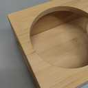 ANPHSIN 2Pcs 49oz Large Capacity Glass Coffee Containers - BPA Free Storage Jars with Hollow Shelf Lids and Spoon for Coffee Bean Bar Station Kitchen Gift (Burlywood)