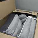 EHEYCIGA Orthopedic Dog Beds for Extra Large Dogs 44x32Inch, Waterproof Memory Foam XL Pet Bed with Sides, Non-Slip and Egg-Crate Foam Big Dog Couch Bed with Washable Removable Cover, Grey
